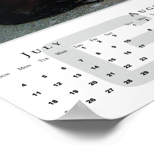 Grote Lena geare 2010-kalender Poster (Hoek)