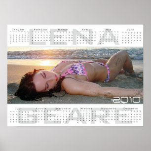 Grote Lena geare 2010-kalender Poster