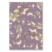 Grote lentes Boho Wildflower Pampas Wedding Kaart (Achterkant)