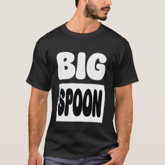 Grote Lepel Swinger Grappige Overeenkomende Koppel T-shirt