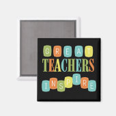 Grote leraren Inspire Magneet (Voorkant / Achterkant)