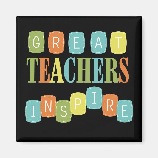 Grote leraren Inspire Magneet (Voorkant)