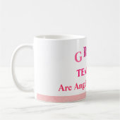 Grote leraren - Roze Koffiemok (Links)