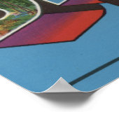 Grote Letter-scènes - zwarte heuvels, SD Poster (Hoek)