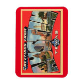 Grote lettergreet Austin Texas  stijl Magneet (Verticaal)