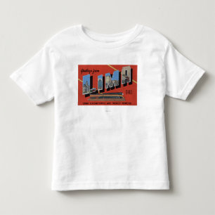 Grote letters - Lima-locomotieven zijn de wereld Kinder Shirts