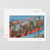 Grote letterscènes briefkaart (Voorkant / Achterkant)