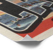 Grote letterscènes - Carolina Beach, NC Poster (Hoek)