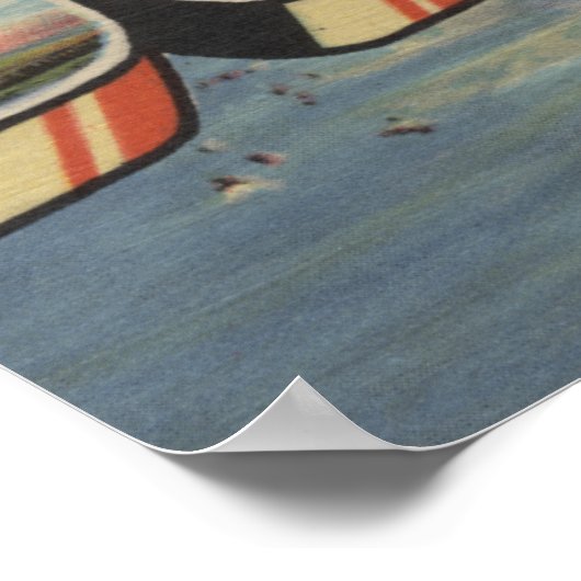 Grote letterscènes - Dare County Beaches, NC Poster (Hoek)