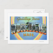 Grote letterscènes - groeten van 2 briefkaart (Voorkant / Achterkant)