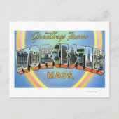 Grote letterscènes - groeten van 2 briefkaart (Voorkant)