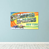 Grote letterscènes - groeten van 2 canvas afdruk (Insitu (Houten vloer))