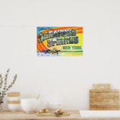 Grote letterscènes - groeten van 2 poster (Keuken)
