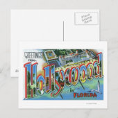 Grote letterscènes, groeten van 3 briefkaart (Voorkant / Achterkant)