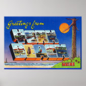 Grote letterscènes, groeten van 3 poster (Voorkant)