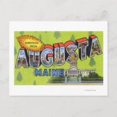 Grote letterscènes, groeten van 5 briefkaart (Voorkant)