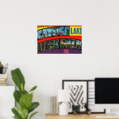 Grote letterscènes, groeten van 5 poster (Thuiskantoor)