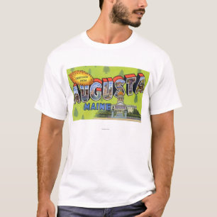 Grote letterscènes, groeten van 5 t-shirt