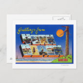 Grote letterscènes, groeten van briefkaart (Voorkant / Achterkant)