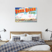 Grote letterscènes, groeten van canvas afdruk (Insitu (Slaapkamer))