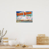 Grote letterscènes, groeten van poster (Keuken)