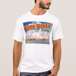 Grote letterscènes, groeten van t-shirt