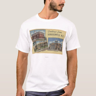 Grote letterscènes - Hendersonville, NC T-shirt