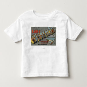 Grote letterscènes - meer van Cumberland, KY Kinder Shirts