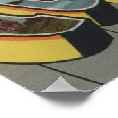 Grote letterscènes - meer van Cumberland, KY Poster (Hoek)