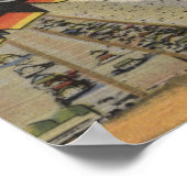 Grote letterscènes - Morehead City, NC Poster (Hoek)