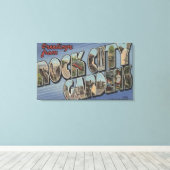 Grote letterscènes - Rock City Gardens, TN Canvas Afdruk (Insitu (Houten vloer))