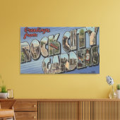 Grote letterscènes - Rock City Gardens, TN Canvas Afdruk (Insitu (Woonkamer))