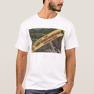 Grote letterscènes - rokerige mts. Nat'l Park, TN T-shirt