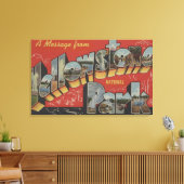 Grote letterscènes - Yellowstone Nat'l Park, WY Canvas Afdruk (Insitu (Woonkamer))