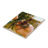 grote levende langoesten tegeltje (Zijkant)