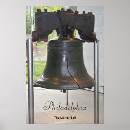 GROTE LIBERTY BELL VAN PHILADELPHIA POSTER