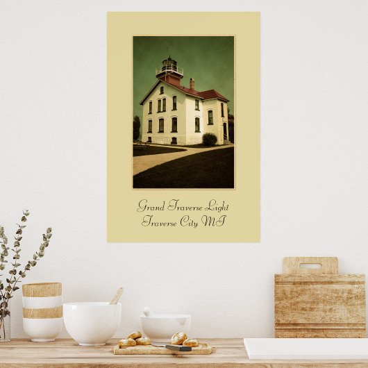 Grote lichte verplaatsing poster (Keuken)