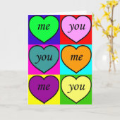 Grote Liefde Kaart (Gele Bloem)