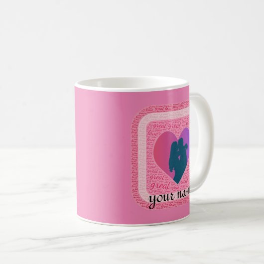 grote liefde koffiemok (Voorkant rechts)