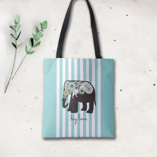 Grote Liefde Paisley Olifant Tote Bag