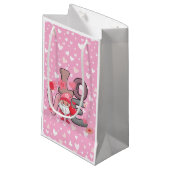 Grote Liefde Valentijnsdag cadeau Tas Klein Cadeauzakje (Voorkant Gekanteld)