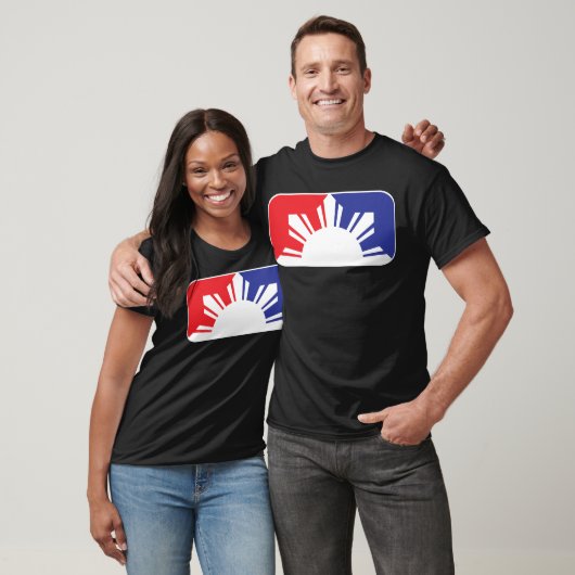 Grote Liga Filipino Flag - Half T-shirt (Unisex)