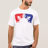 Grote Liga Filipino Flag - Half T-shirt (Voorkant)