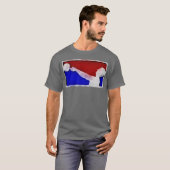 Grote Liga Kettlebell Lifting T-shirt (Voorkant volledig)