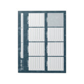 Grote lijst van wekelijkse taken - Leaf Design Notitieblok (Linkerzijde)