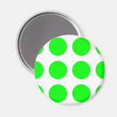 Grote Limoen Stippen Magneet (Voorkant / Achterkant)