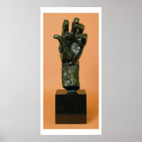 Grote linkerhand (brons)