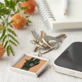 Grote linkerhand (brons) sleutelhanger (Zijkant)