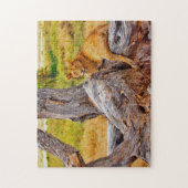 Grote Lion in Zuid-Afrika Legpuzzel (Verticaal)