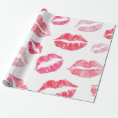 Grote Lippen Cadeaupapier (Uitgerold)